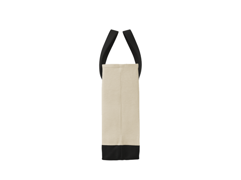 Cotton Canvas Two-Tone Tote