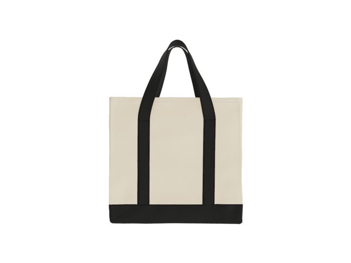 Cotton Canvas Two-Tone Tote